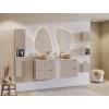 Blat łazienkowy 50cm Biały NOVA WHITE 89-50, Comad